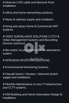 CCTV Camrea  Door Bell Biometric Attendance Internet Routers  Switch 0