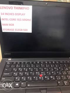 Used Lenovo ThinkPad i5 0