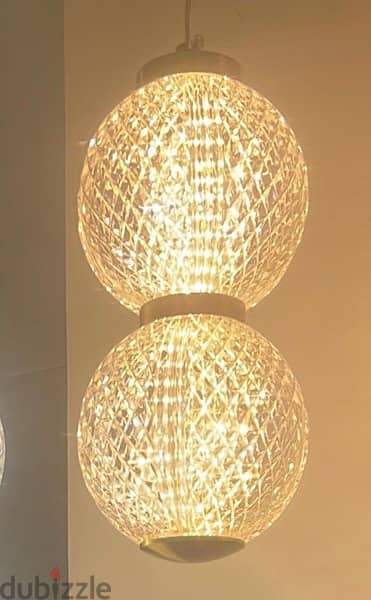 LED Hanging Light - Globe Light Crystal design