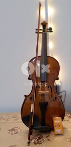 Brand new Violin (4x4) with bow, case and natural rosin 0