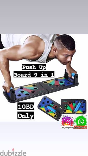 (36216143) 9 In 1 Foldable Push Up Rack Board Fitness Exercise Push Up 2