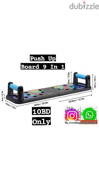 (36216143) 9 In 1 Foldable Push Up Rack Board Fitness Exercise Push Up 3