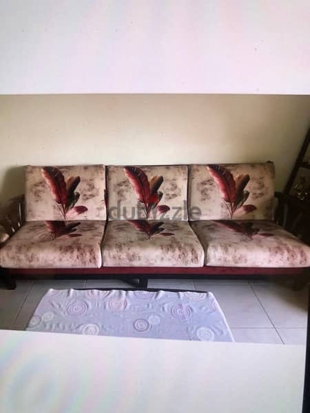 Three Seater Sofa with Chair & single extra seat with coffee table 2