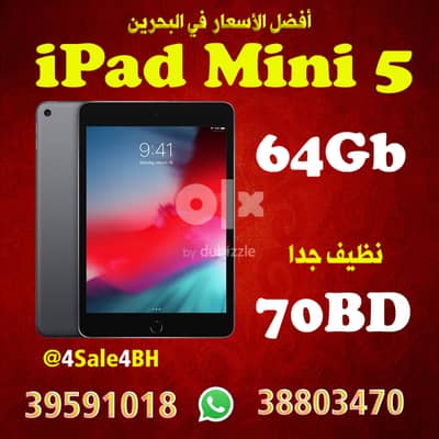 iPad mini 5  64Gb   working perfectly 70BD