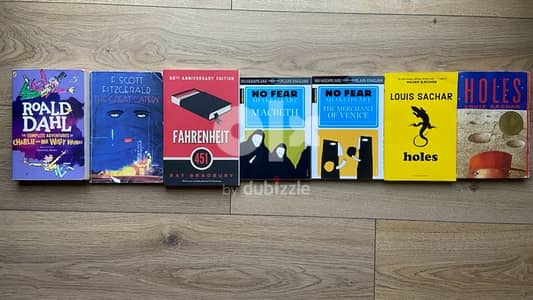 Novels, from 3BD each, in very good condition