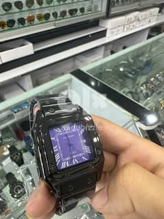 Cartier men’s black watch