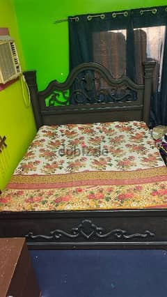 KING SIZE BED WITH MATREX FOR SALE. . . .
