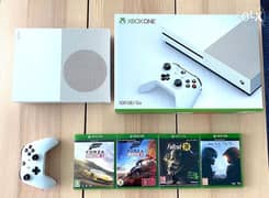 Xbox One S 500GB + 4 Games 0