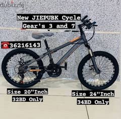 (36216143) New JIEPUBK Cycle Size: 20"Inch and 24"Inch 
Steel Frame 0