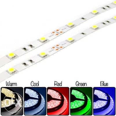 Single color LED strip [12V] 5M/16feet - Plug and play