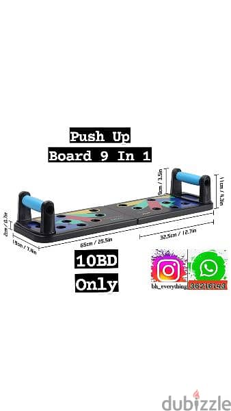 (36216143) 9 In 1 Foldable Push Up Rack Board Fitness Exercise Push Up 2