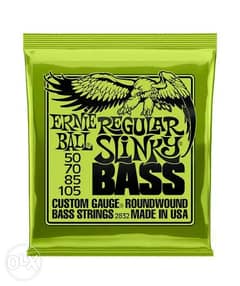 Ernie Ball Regular Slinky Electric Bass Guitar Strings 50-105 Set. 0