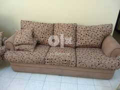 3 Seater + 2 Single Seater Sofa Set + 5 Cushions for BD 50/- 0