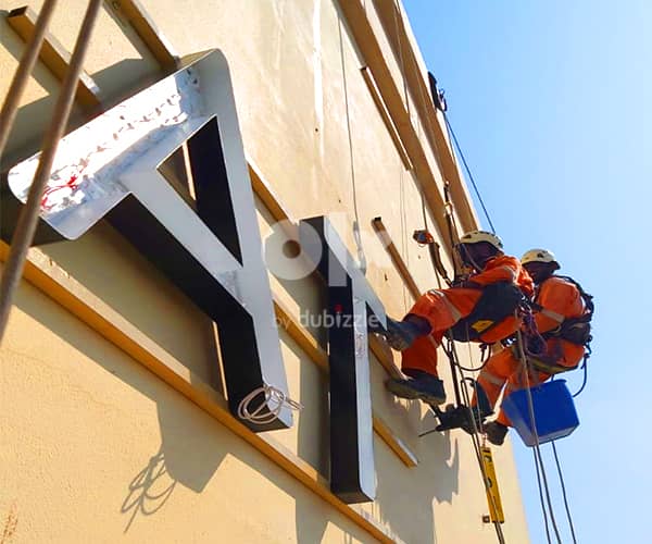 Signboard | Flex Changing & Fixing Service in Bahrain 3