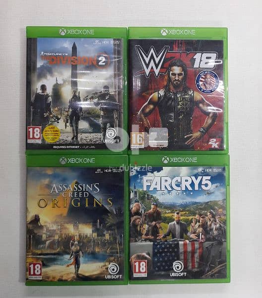 Xbox one second hand games for sale good condition each 5bd 0