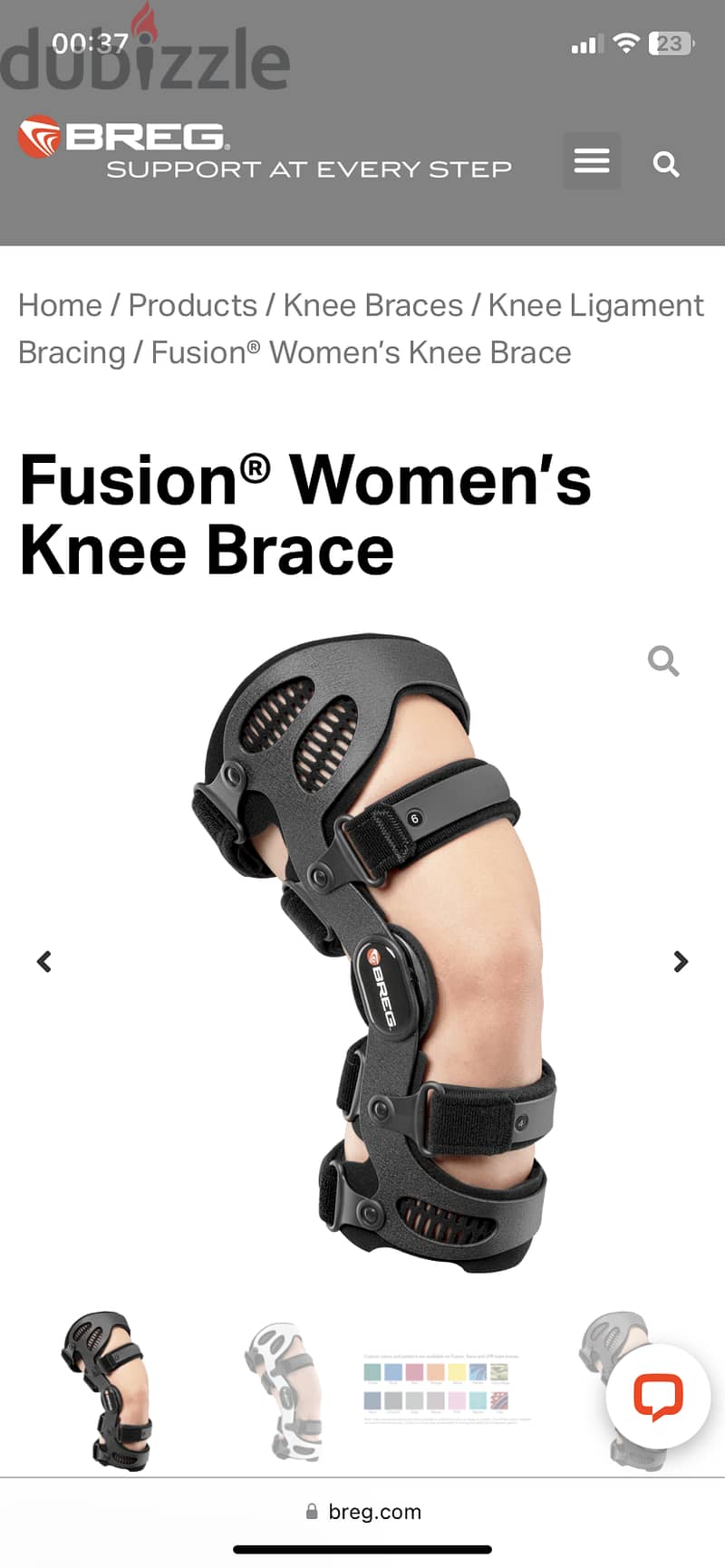 Fusion® Women's OA Plus Knee Brace – Breg, Inc.