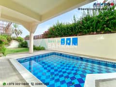 Beautiful Villa with Private Pool & Garden in Janabiya 0