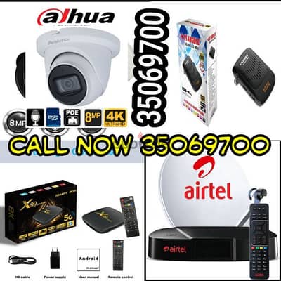 cctv camera  all satellite dish antina system