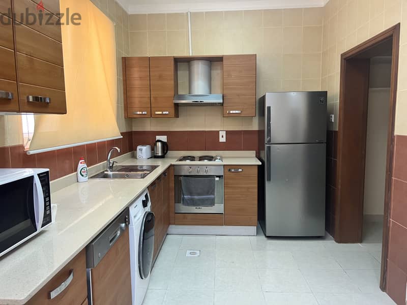 Modern SEMI furnished/2 BHK apartment with pool and gym 3