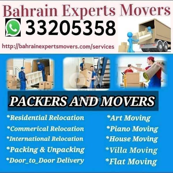 Bahrain Experts Movers Packers best service House Villa office flat 0