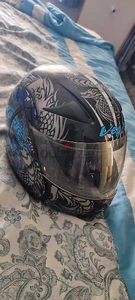 motorcycle helmet and mask 1
