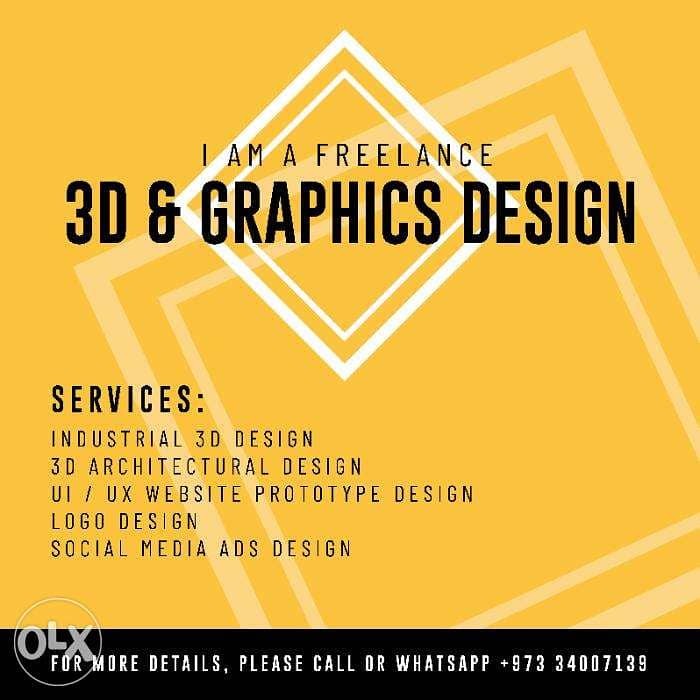 I do 3D Design & Graphics Design 0