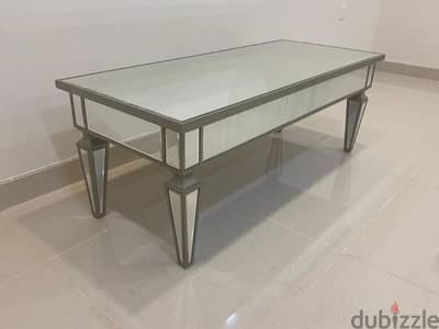 used full mirror glass table for sale