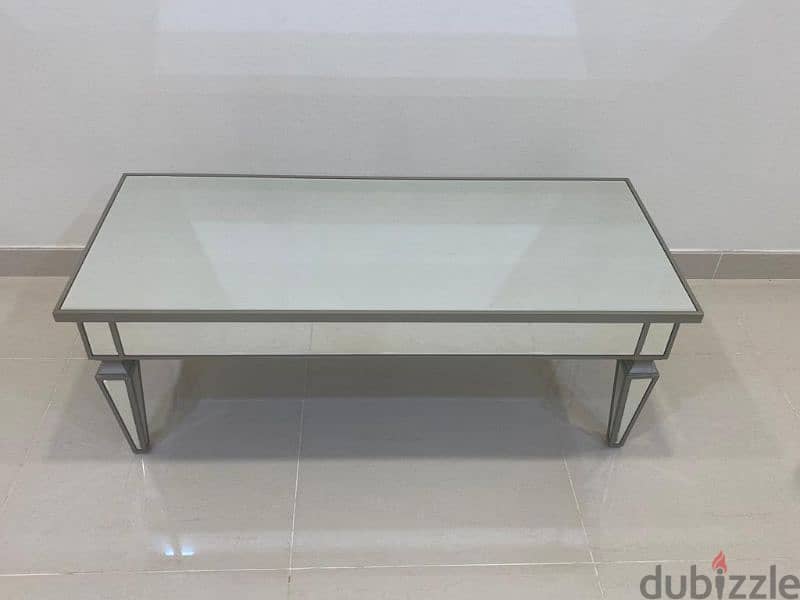 used full mirror glass table for sale 0