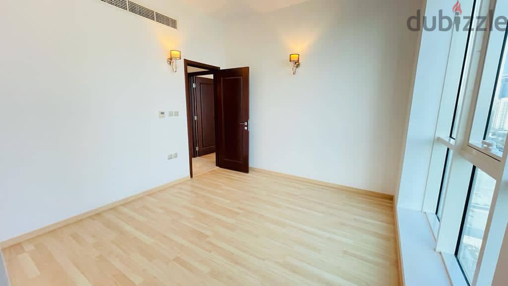 City view and unfurnished 2 BHK for sale and expats can buy at Seef 1