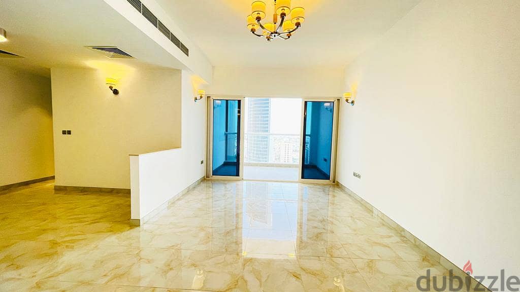 City view and unfurnished 2 BHK for sale and expats can buy at Seef 2