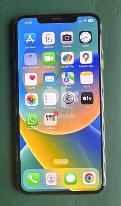 Iphone X S max 256GB silver in Very good condition 0