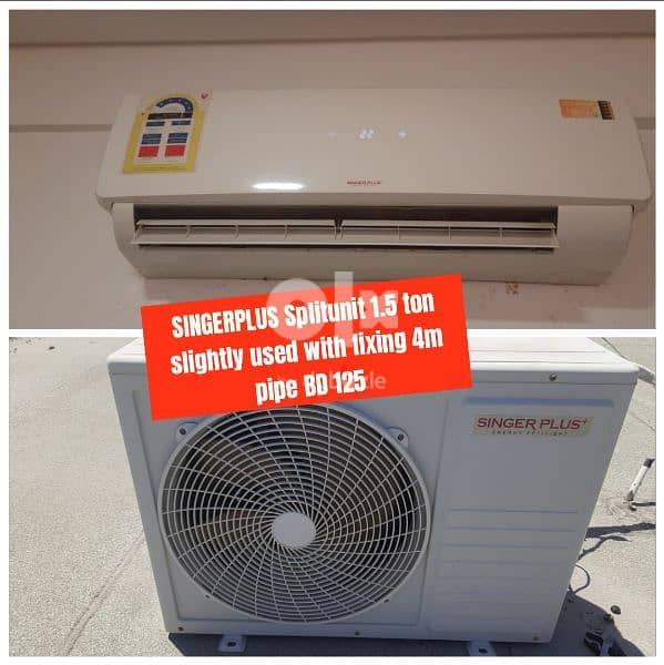Variety of Ac fridge washing machine and other household items 4 sale 5