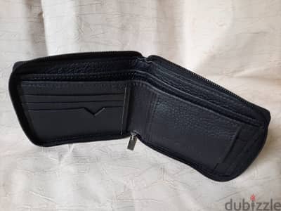 Leather wallet  full Zip