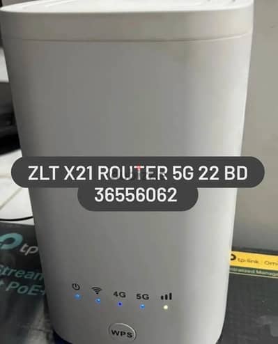 zlt x21 5g router indoor with adapter wify