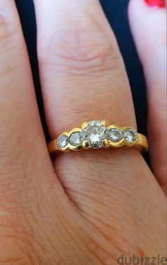 18 carat gold Diamond ring