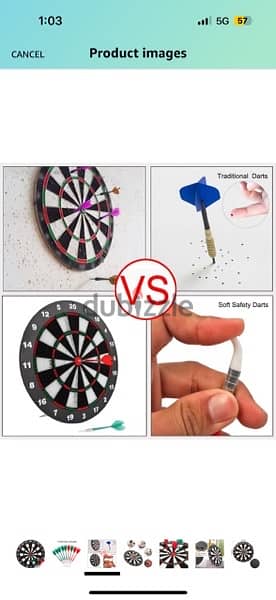 Dart Board Soft Tip Safety Kids Dart Board Set