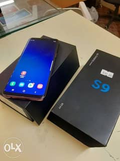Samsung S9 with box and all accessories original with warranty 0