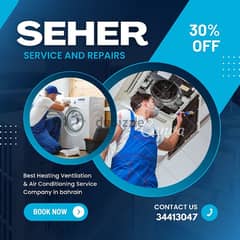 Leading Bahrain Ac Repair and service Fridge washing machine repair