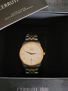 For sale CERRUTI 1881 SILVE AND GOLD PLATED,  70 BD 0
