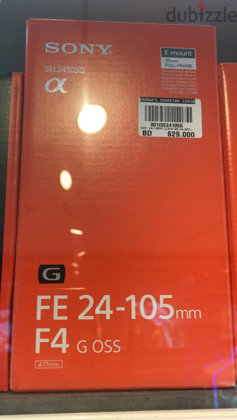 Sony - FE 24-105mm F4 G OSS Standard Zoom Lens (SEL24105G) G-Lens 2