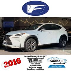 Lexus NX200T F-SPORT 2016 Agent maintained KM: 54000 only Full insur 0