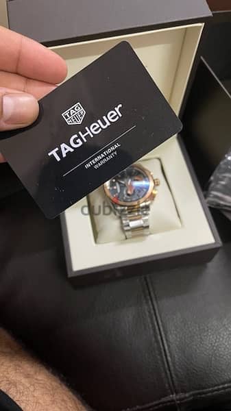 Tag heuer watch brand new gold & stainless steel with orginal box 3