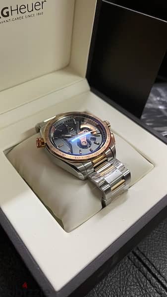 Tag heuer watch brand new gold & stainless steel with orginal box 4