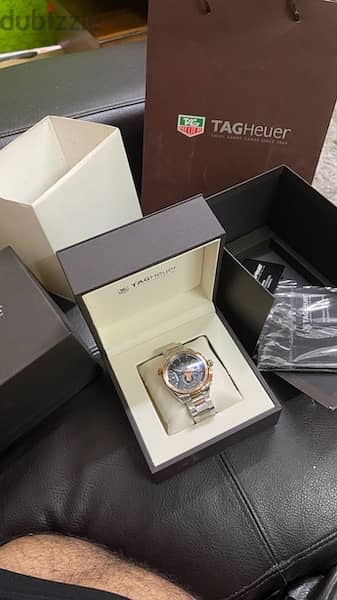 Tag heuer watch brand new gold & stainless steel with orginal box 5