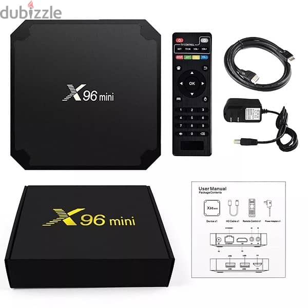 4K Android TV box reciever/Watch TV channels Without Dish/Smart box 1