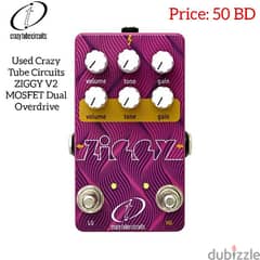 Used Crazy Tube Circuits  ZIGGY V2 MOSFET Dual Overdrive 0