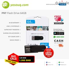 Brand New PNY Flash Drive 64GB for just 1.990BHD 0