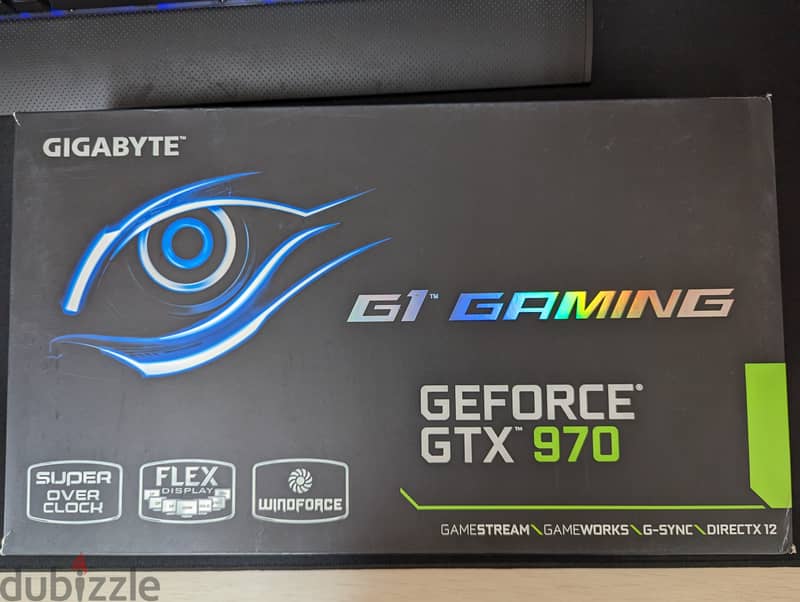 Gigabyte GeForce GTX 970 G1 Gaming GDDR5 Pcie Video Graphics Card, 4GB 1
