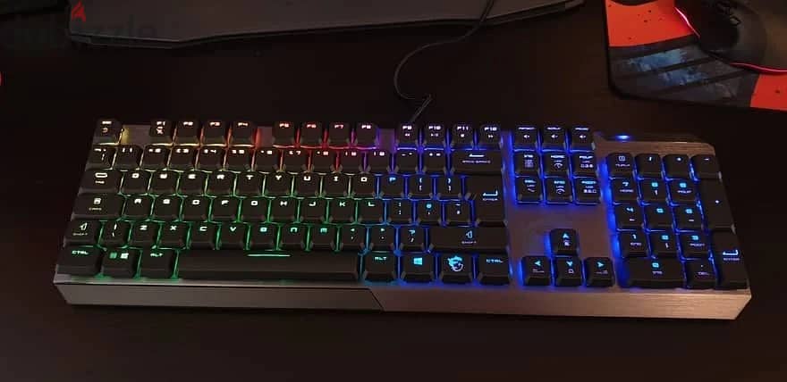 MSI Vigor GK50 Low Profile RGB Mechanical Gaming Keyboard 0