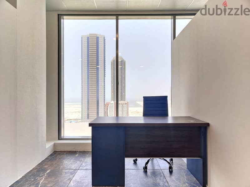 Only  75 BD monthly commercial office prices 0